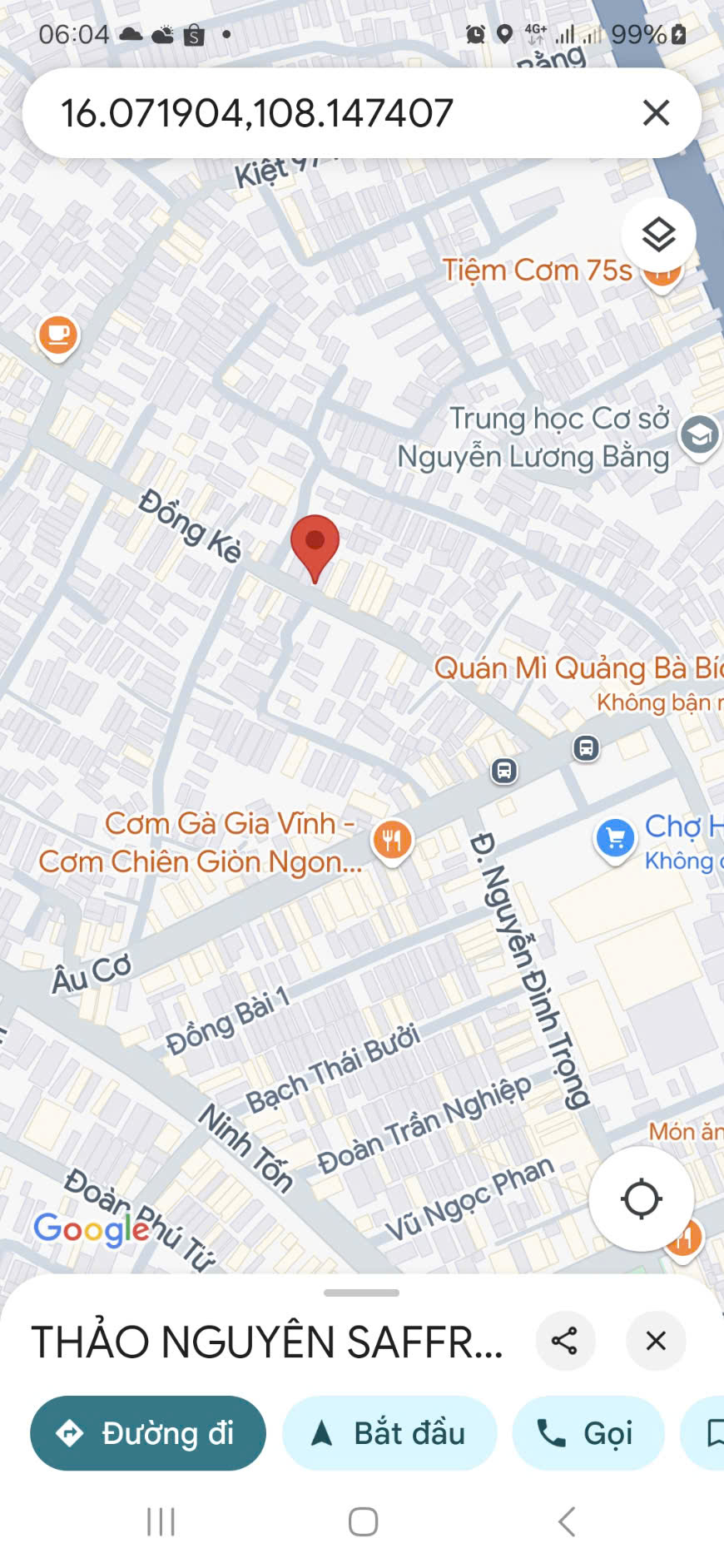 Cần bán nhà mặt tiền đường kinh doanh sầm uất - sát chợ Hòa Khánh - Ảnh 2